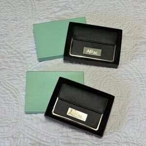 Black Business Card Holder